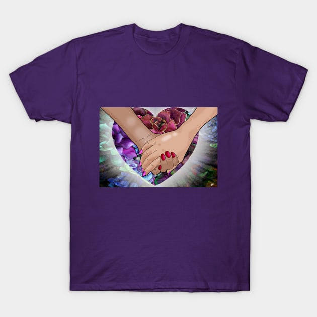 Helping Hands T-Shirt by lytebound